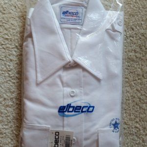 Elbeco Long-Sleeved White Dress Shirt - 16-32